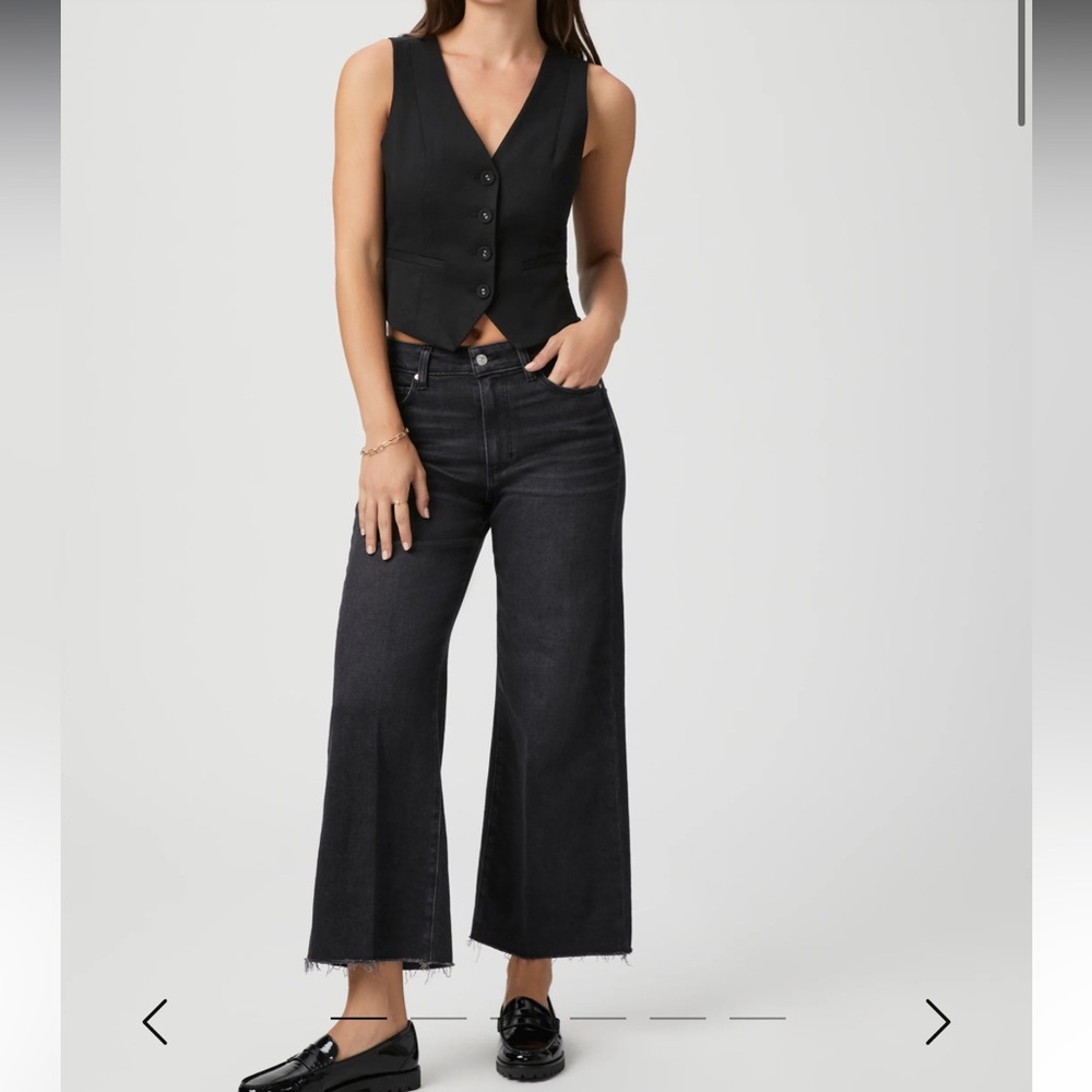 Paige Anessa Wide leg Crop Jeans